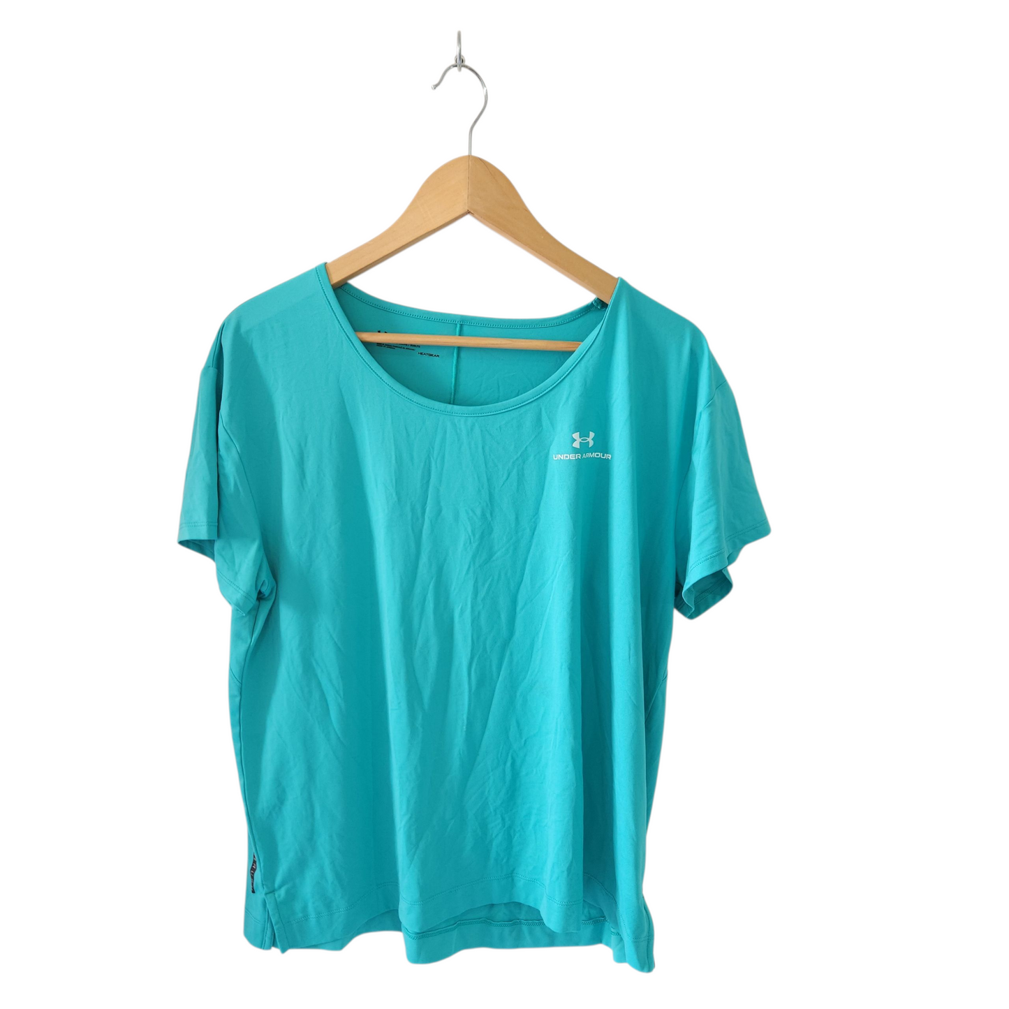 UNDER ARMOR חולצה קצרה לאישה מידה L