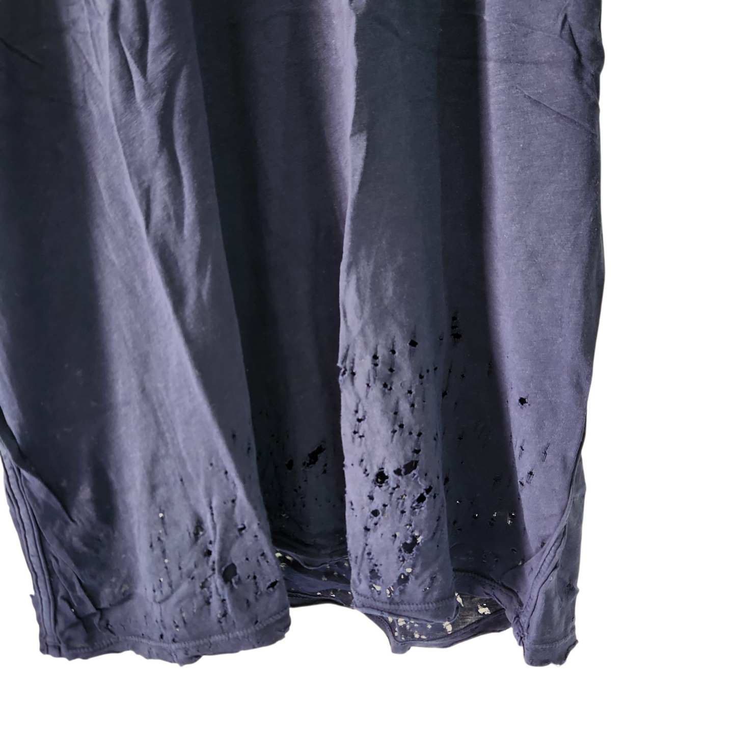 COTTON CITIZEN חולצה קצרה מעוצבת עם קרעים לגבר מידה L