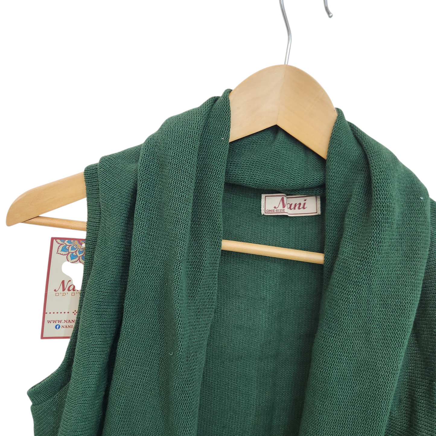 NANI ווסט סרוג דק חדש עם תוויית ONE SIZE