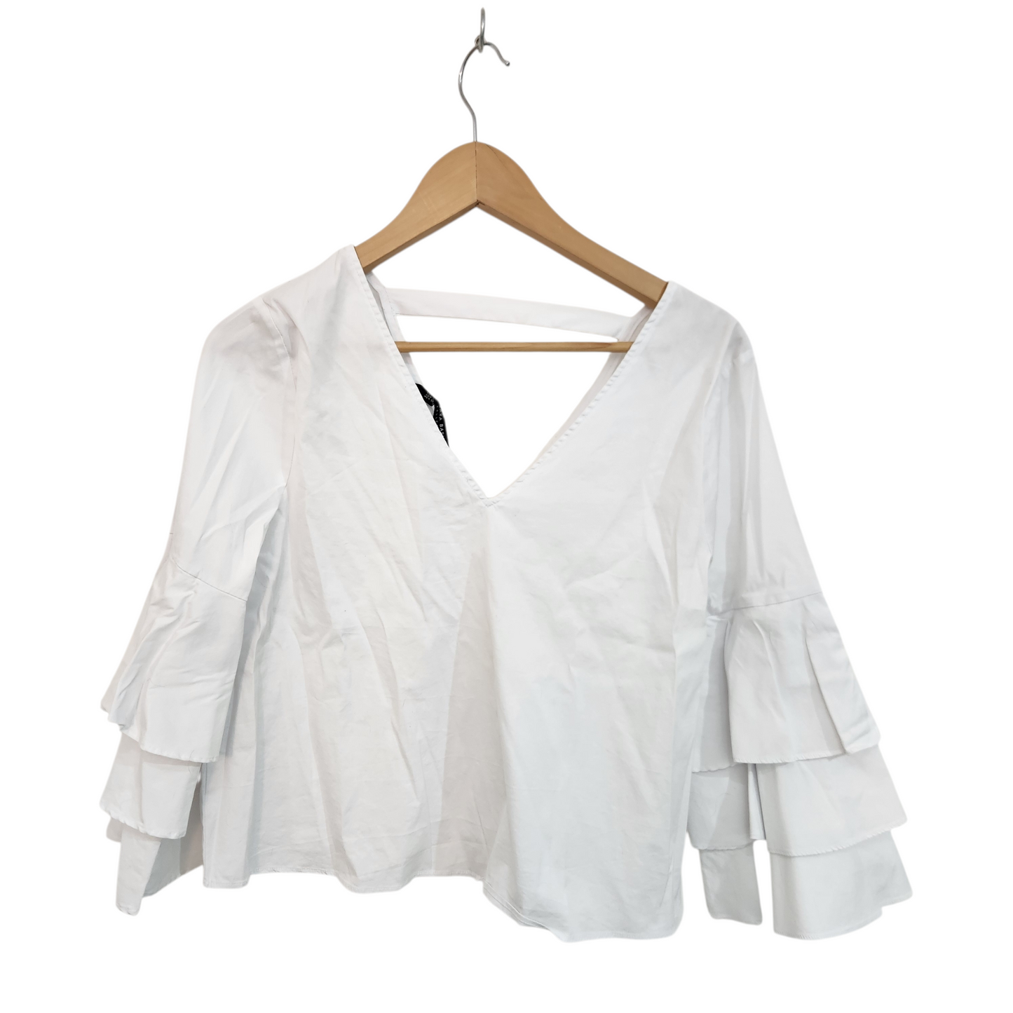 ZARA חולצה ארוכה דקה לאישה מידה L