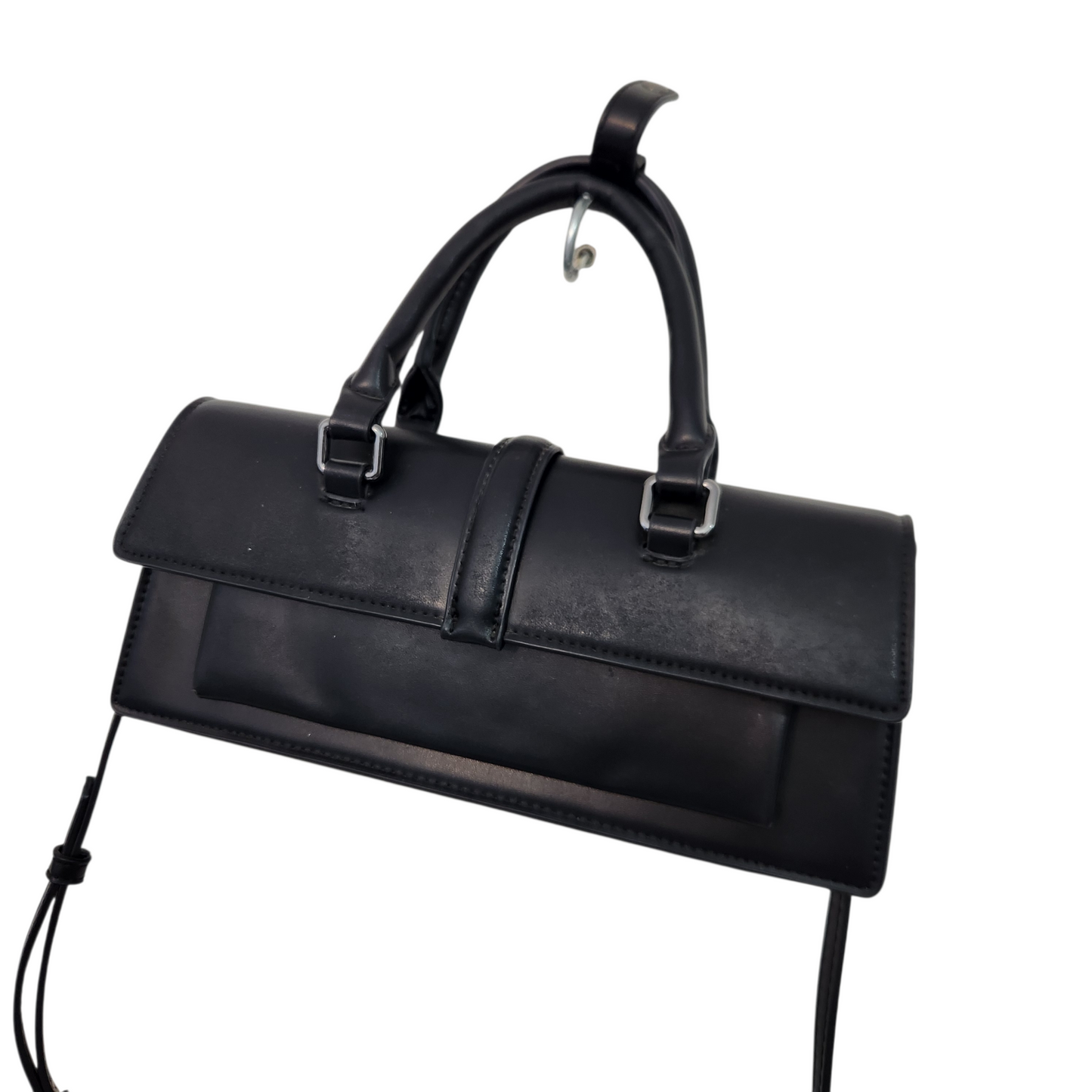 ZARA תיק צד שחור מעוצב