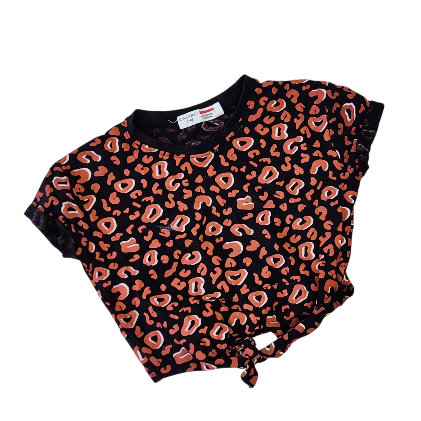 CASTRO חולצה קצרה לילדות גיל 2-4