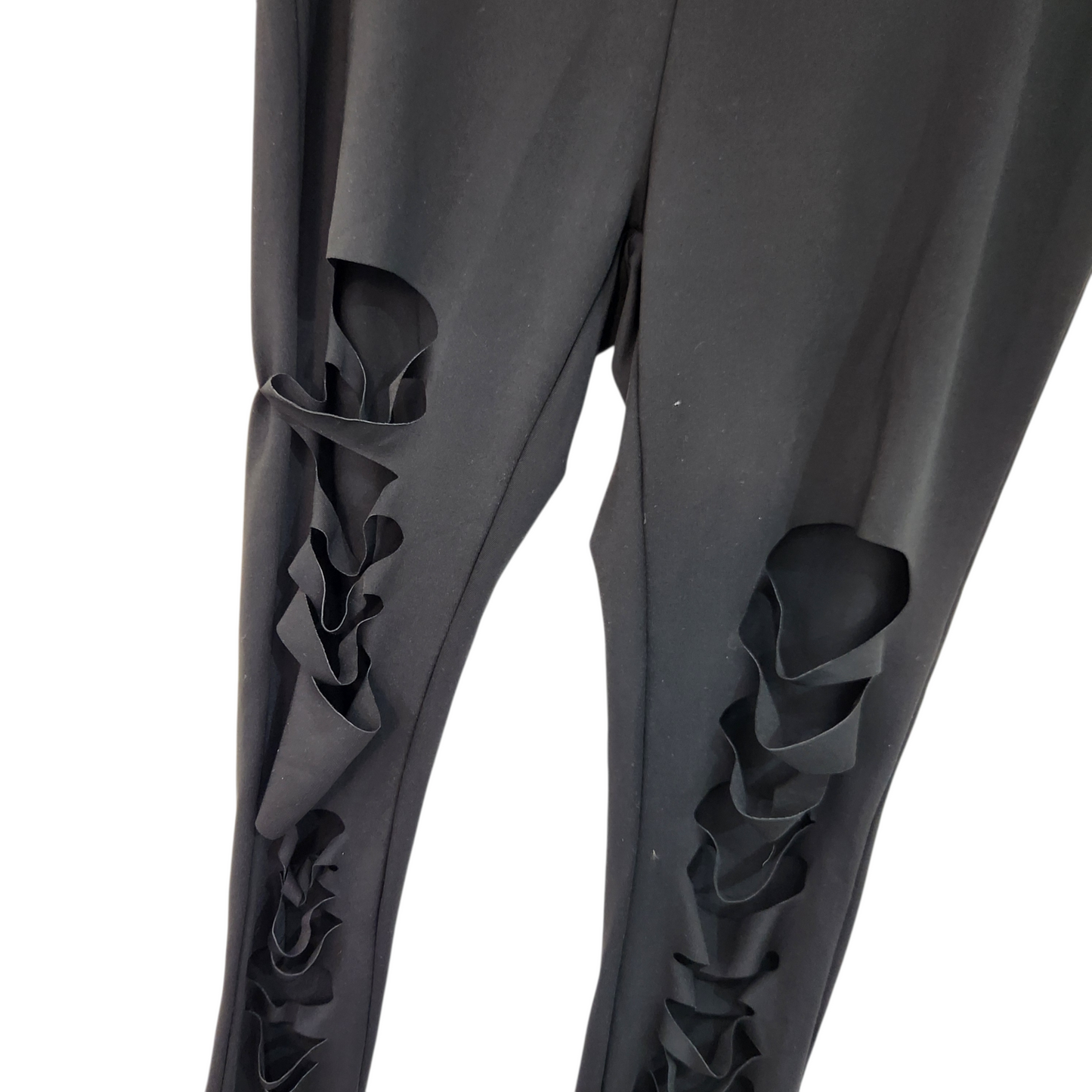 SHEIN טייץ שחור עם קרעים לאישה מידה S