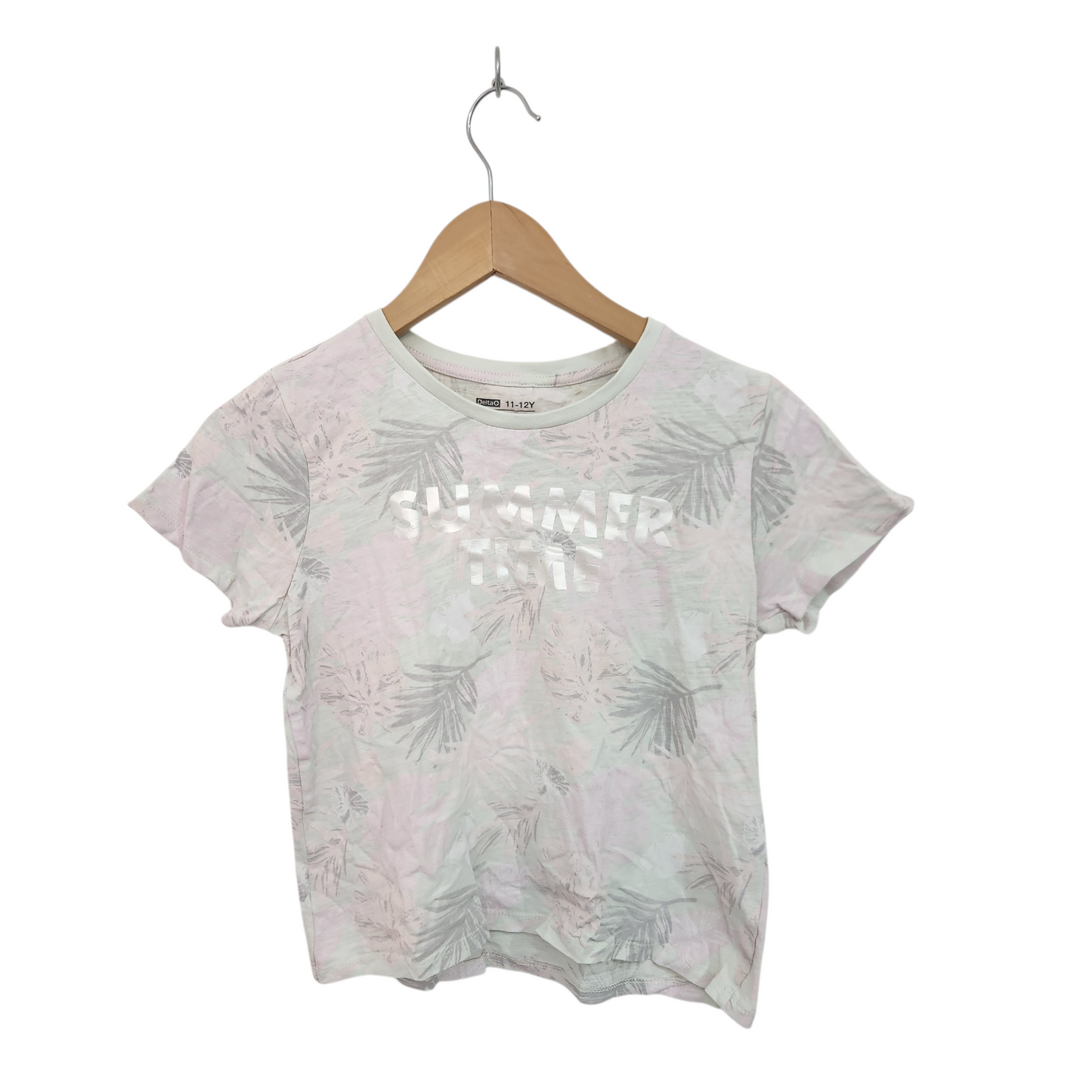 DELTA חולצה קצרה לילדות גיל 11-12