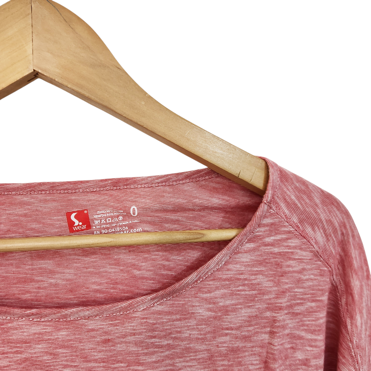 S.WEAR חולצה ארוכה דקה אוברסייז מידה 0