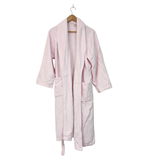 חלוק רחצה צבע ורוד בהיר | לאישה מידה M/L