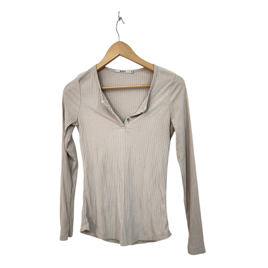 GOLF | חולצה ארוכה דקה צבע בז' | לאישה מידה XS