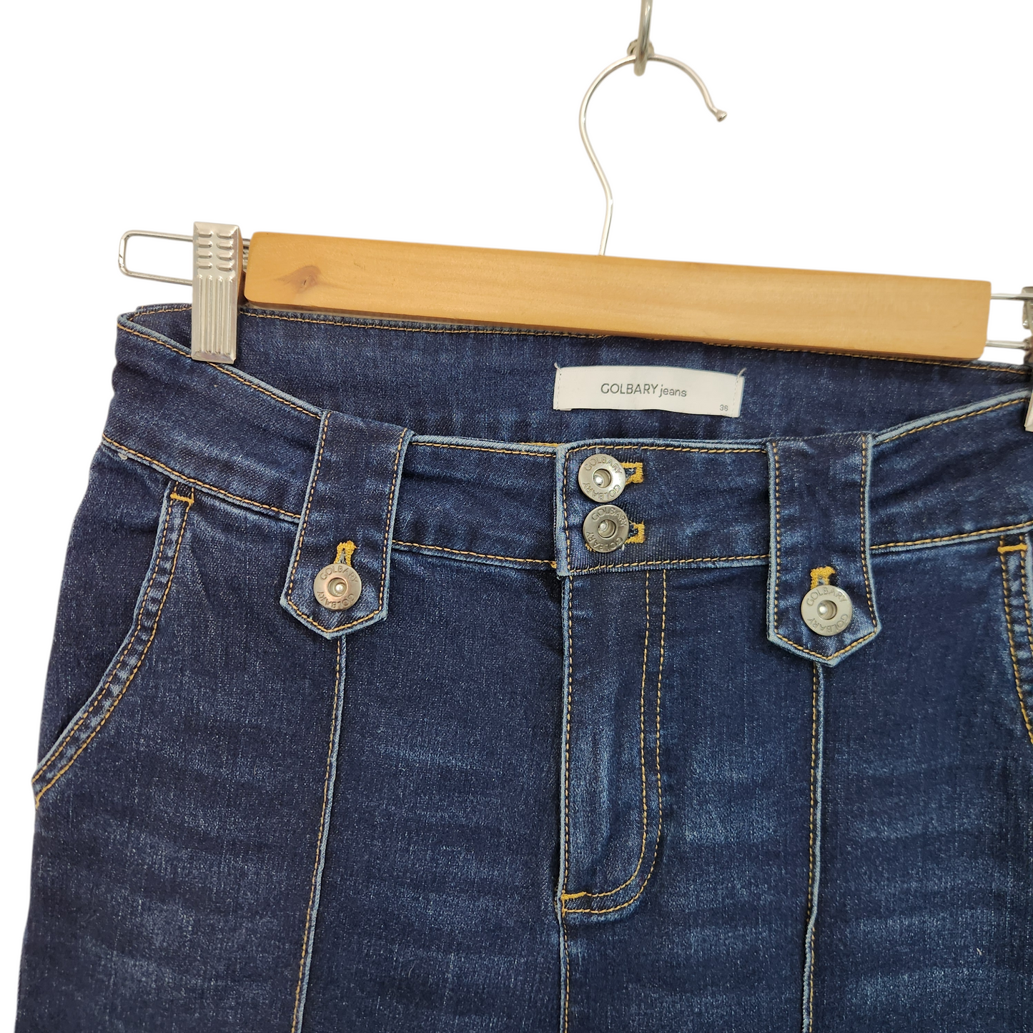 GOLBARY JEANS ג'ינס לאישה מידה 36 גזרה ישרה