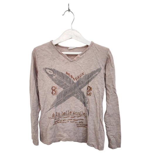 ZARA חולצה ארוכה דקה לילדות גיל 5-6