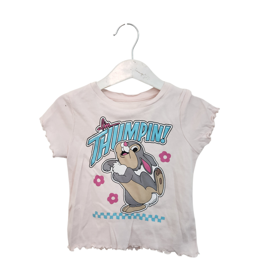 FOX דיסני חולצה קצרה לילדות גיל 2