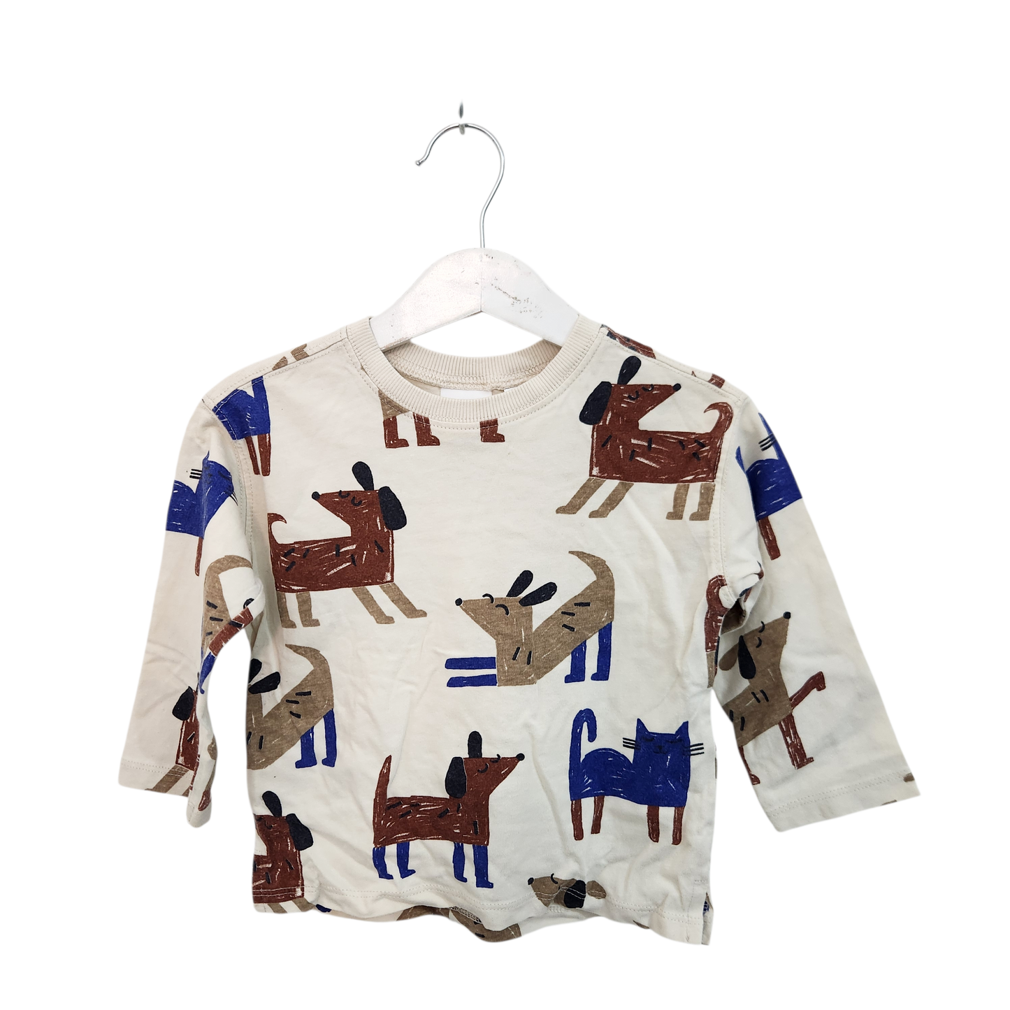 ZARA חולצה ארוכה דקה לילדים גיל 12-18 חודשים