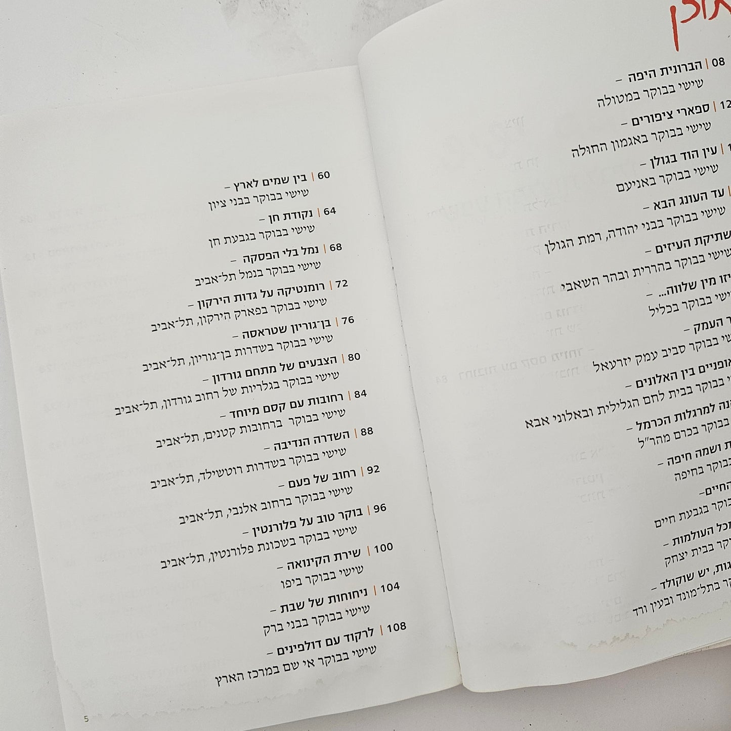 שישי בבוקר שפע המלצות לבילוי קסום - חגית אברון