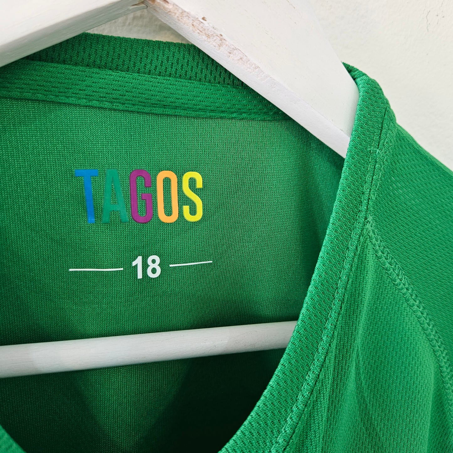 TAGOS חולצה ירוקה לנער מידה 18