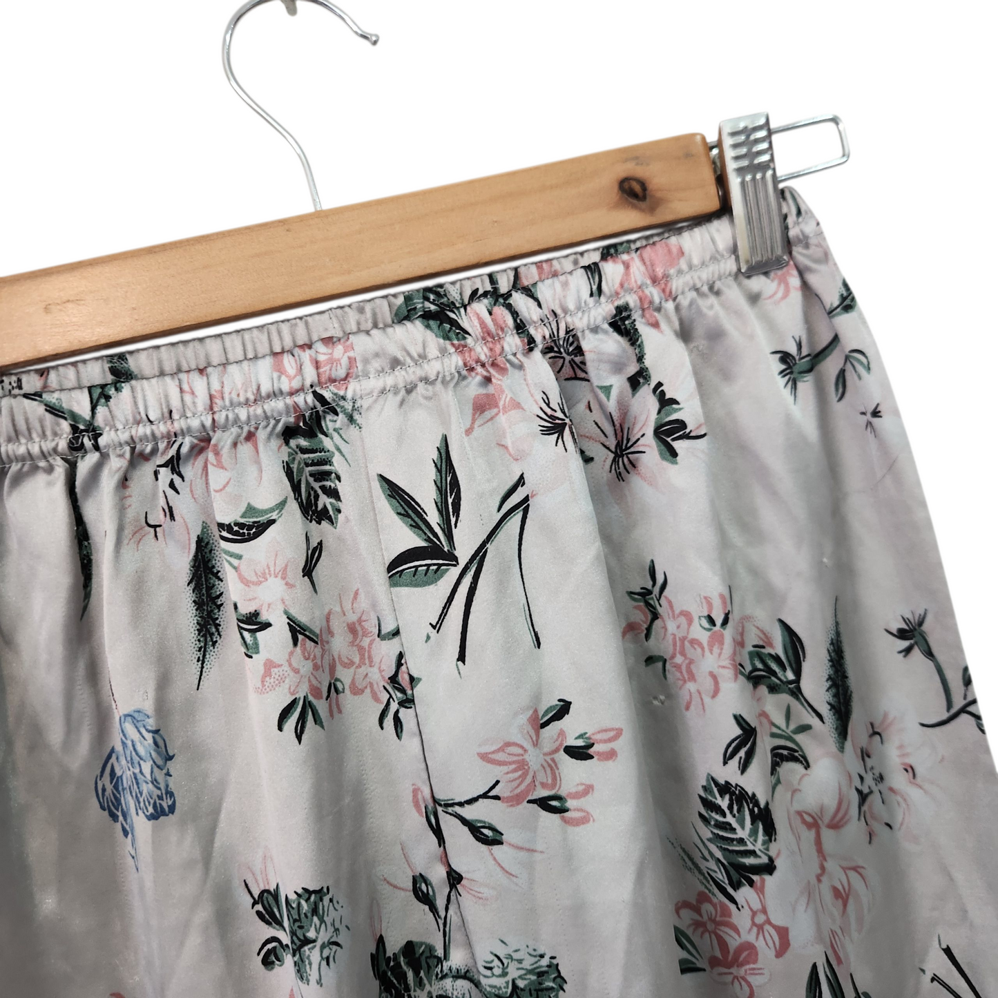 מכנסי פיג'מה סטן לאישה מידה XS