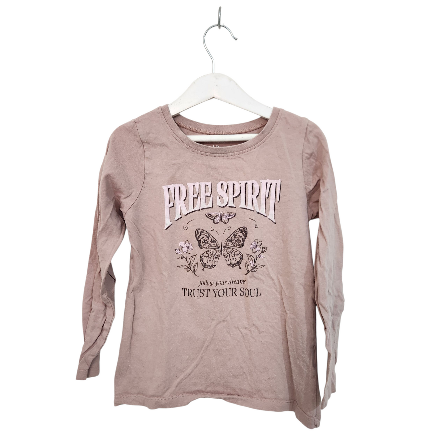 CORAL חולצה ארוכה דקה לילדות גיל 10