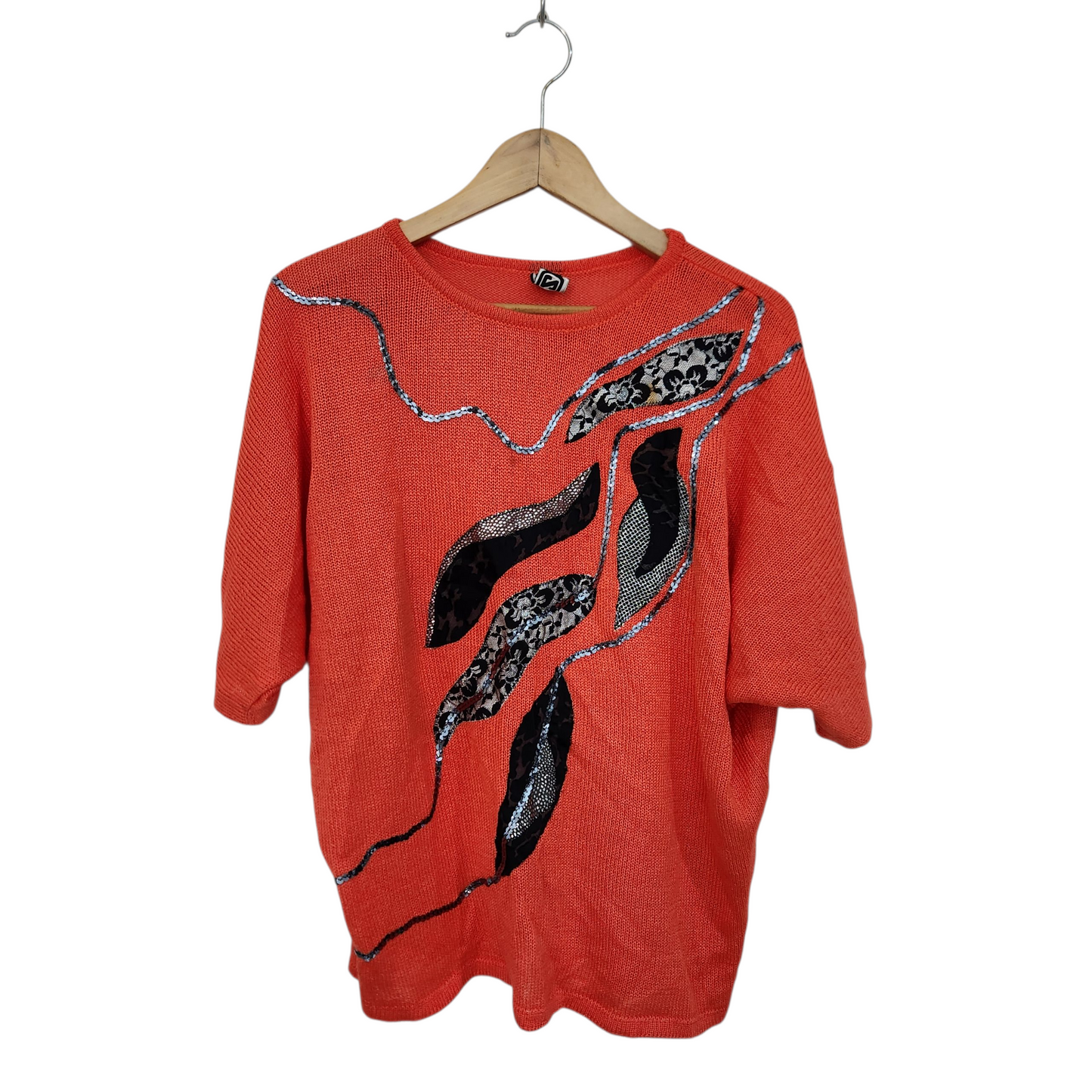 LIZ סוודר וינטג' לאישה מידה XL