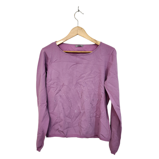 CORRECT חולצת וינטג' ארוכה דקה לאישה מידה XL