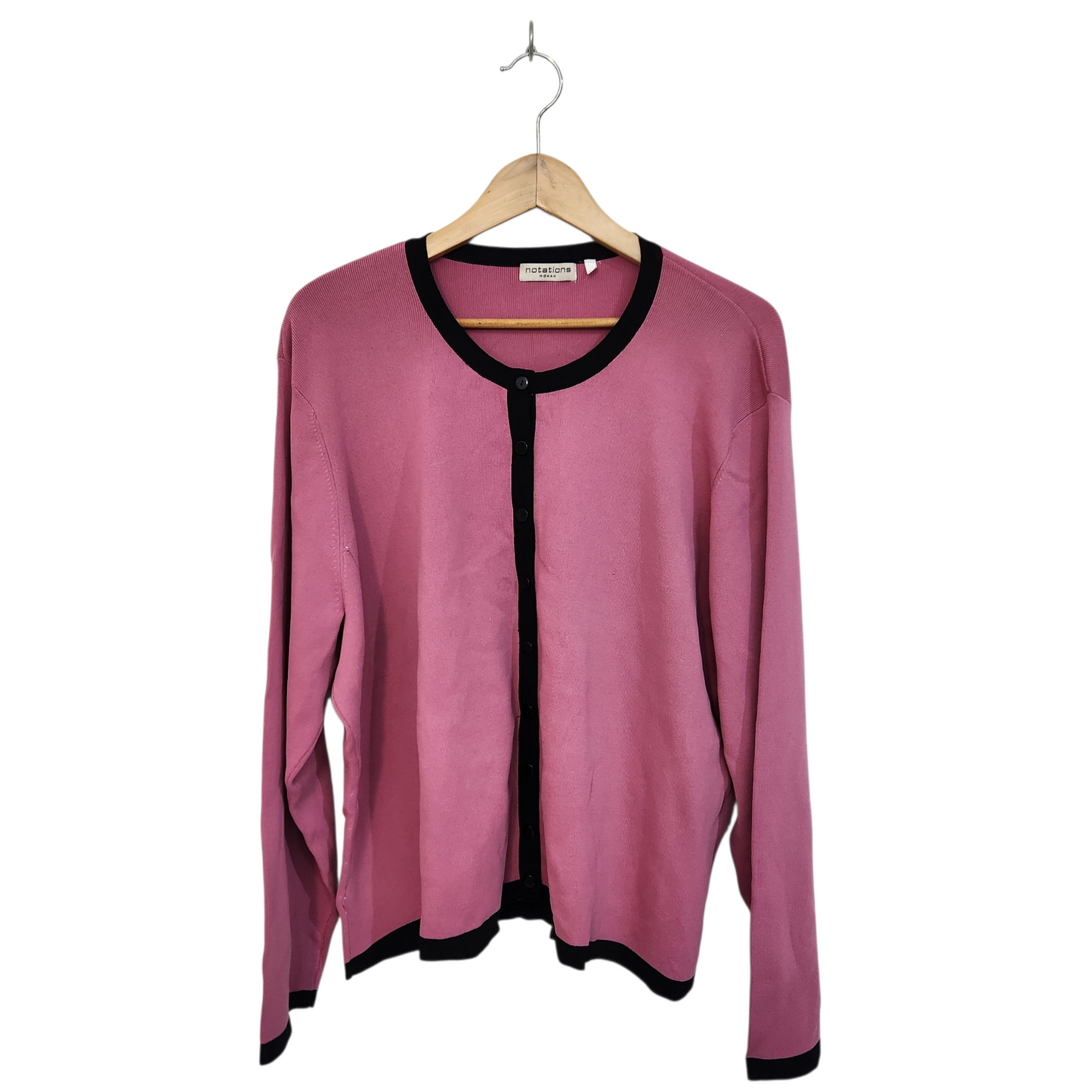 NOTATIONS חולצה מכופתרת וינטג' לאישה מידה XL