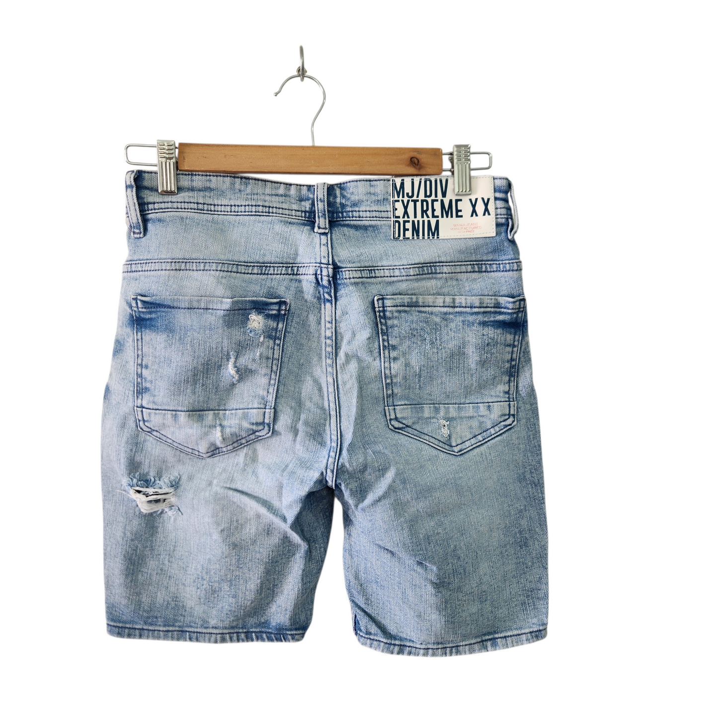 MANIA JEANS | ג'ינס קצר | לגבר מידה אירופאית 38 | 28 אינץ'