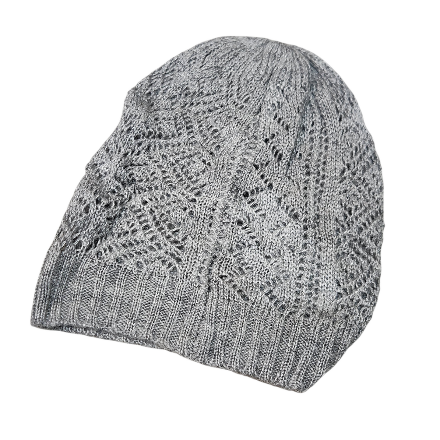 כובע אפור סרוג יוניסקס