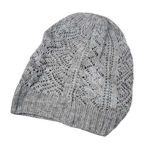 כובע אפור סרוג יוניסקס