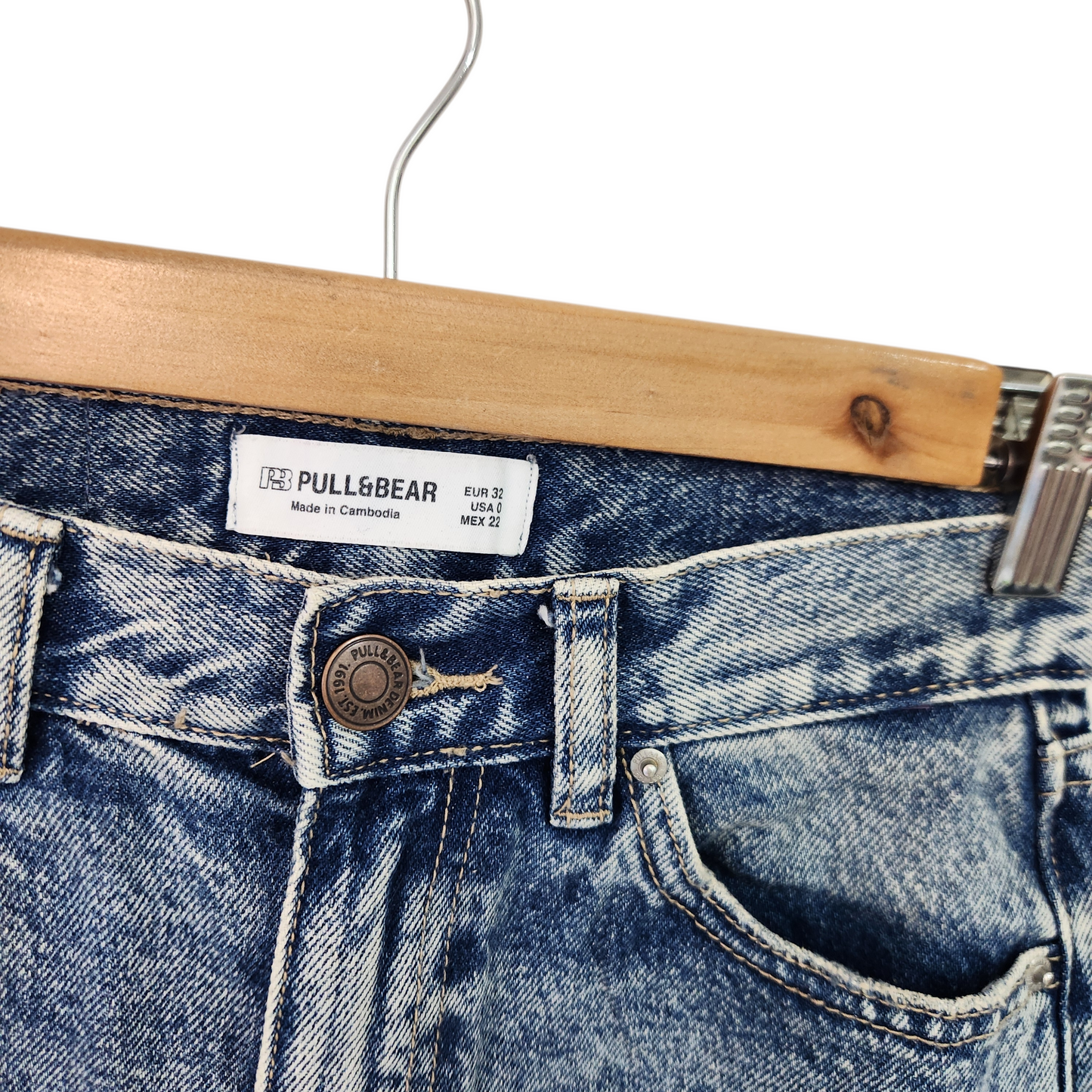 PULL&BEAR ג'ינס לאישה מידה 32