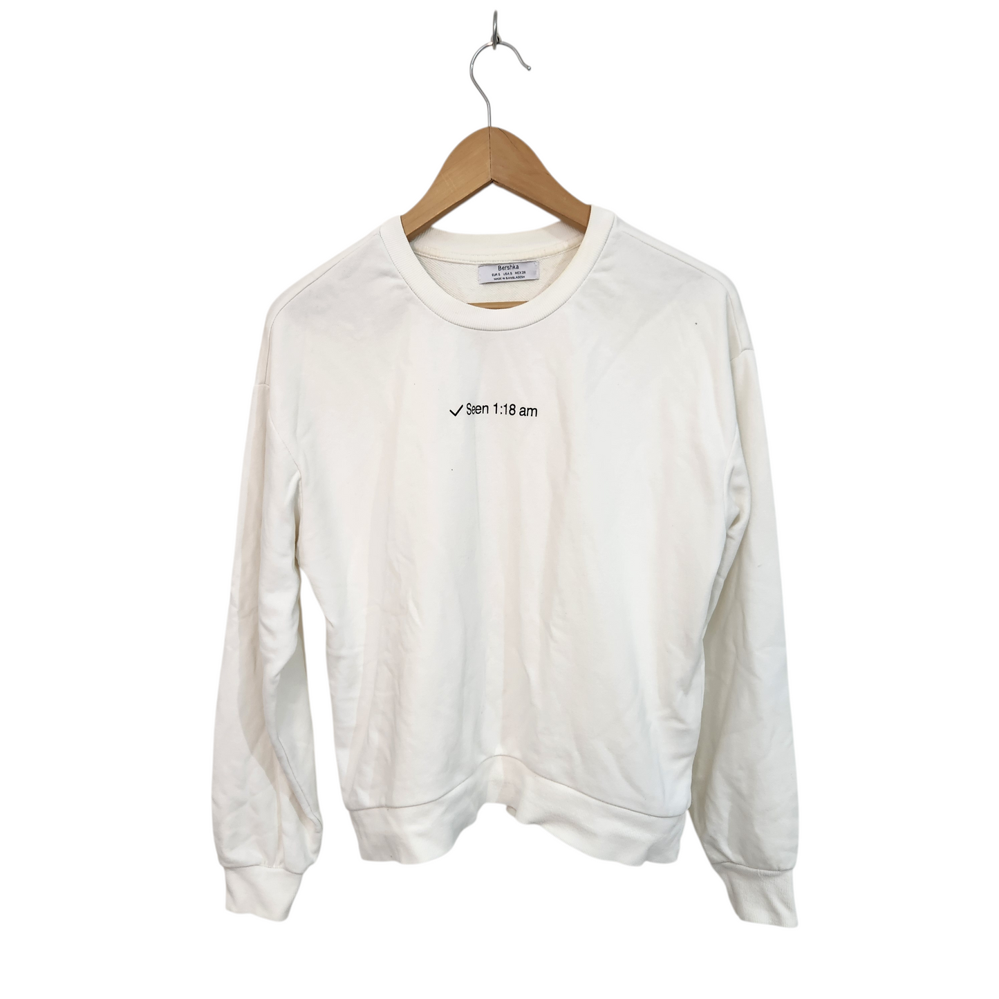 BERSHKA פוטר דק לאישה מידה S