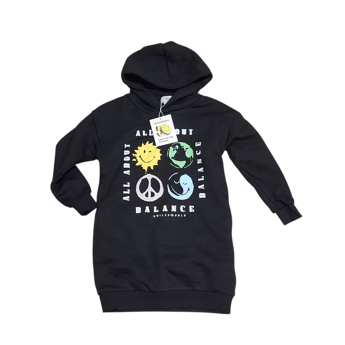 TAMNOON SMILE WORLD שמלה לילדות גיל 4 חדשה עם תווית