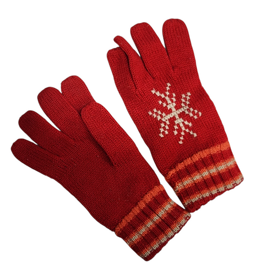 כפפות סורגות לאישה