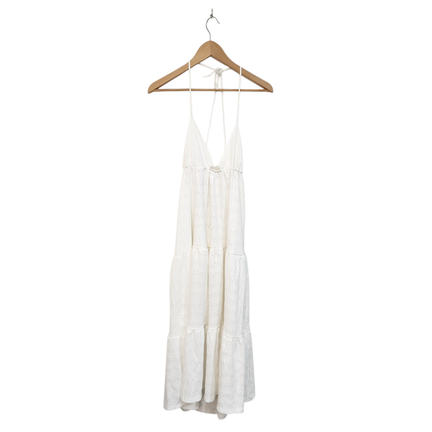 PULL&BEAR שמלה לבנה שמלה חגיגית לאישה מידה XL