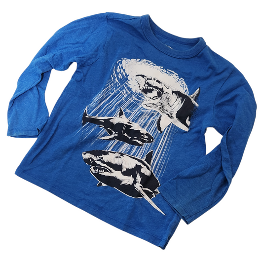 PLACE חולצה ארוכה דקה לילדים גיל 4