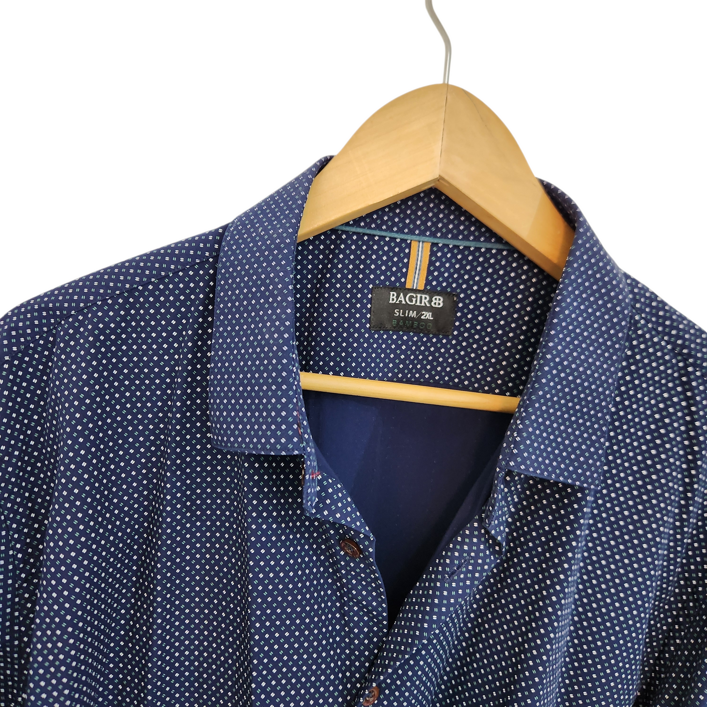 BAGIR חולצה מכופתרת לגבר מידה XXL2