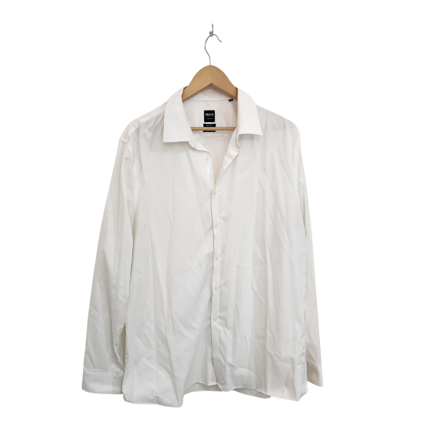 MAX MORETTI חולצה ארוכה מכופתרת לגבר מידה XXL