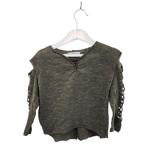 MY KIDS FASHION חולצה ארוכה דקה לילדות גיל 4-5