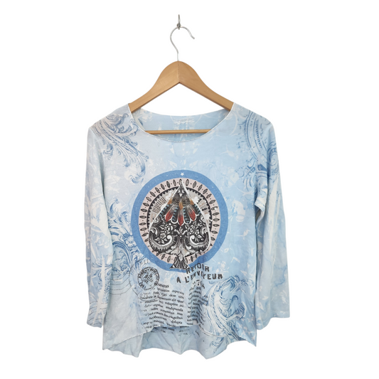 חולצה ארוכה דקה לאישה מידה M/L