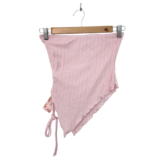 SHEIN חולצת סטרפלס קצרה לאישה מידה XXS 34