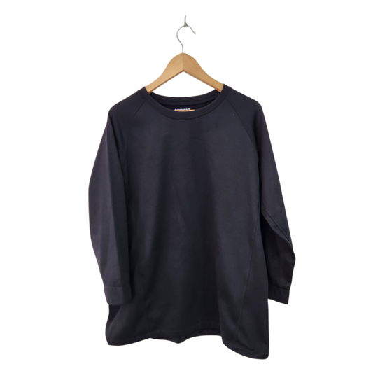 OUTDOOR | חולצת פוטר צבע שחור | לגבר מידה XXL