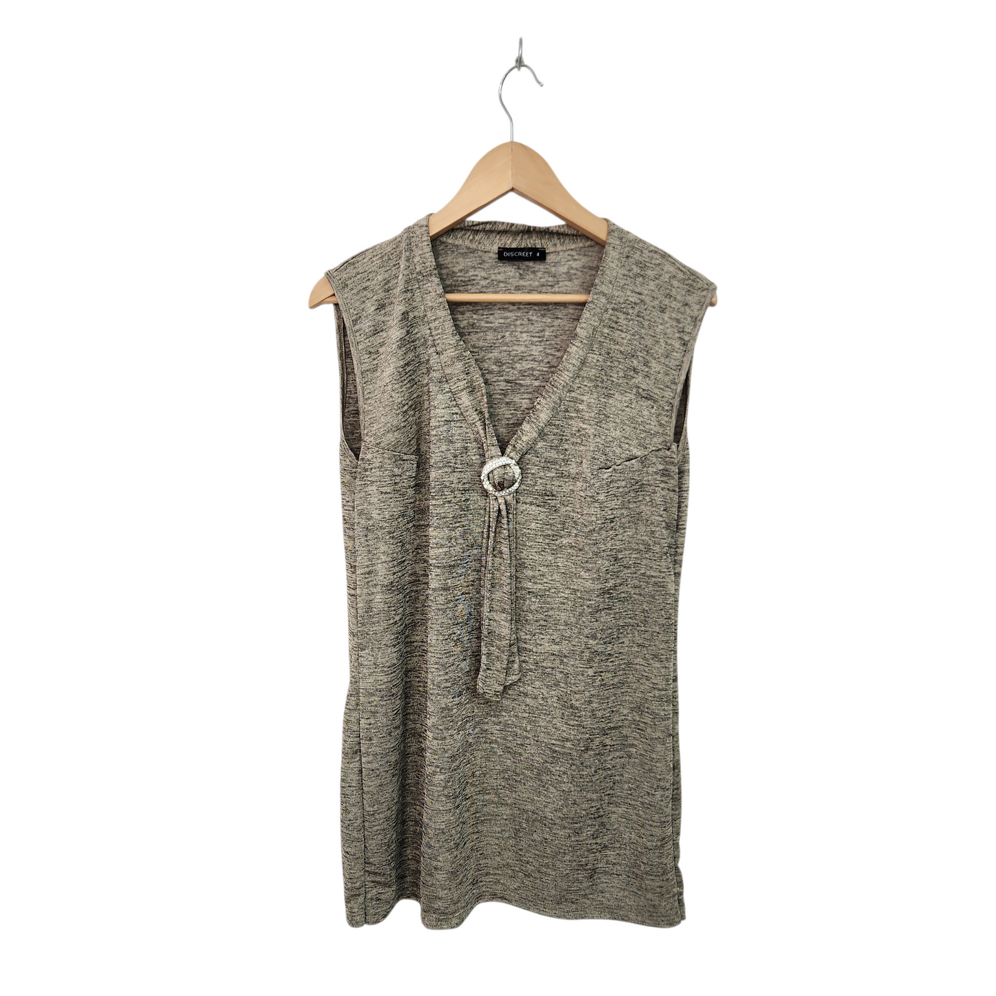 DISCREET | גופיה מעוצבת נוצצת | לאישה מידה 4