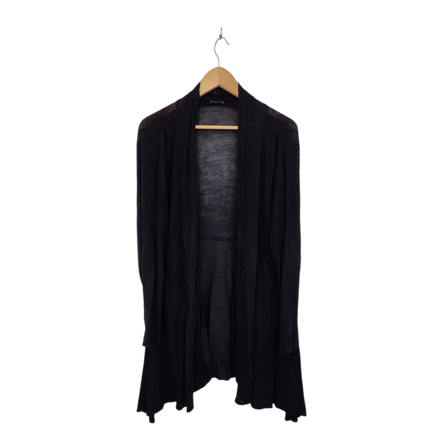 קרדיגן שחור דק | לאישה מידה XL