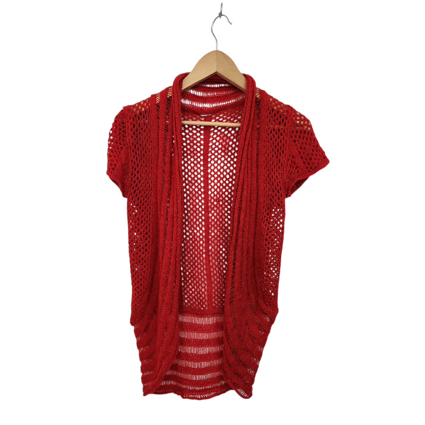 וסט סרוג קרושה וינטג' אדום | לאישה מידה S/M