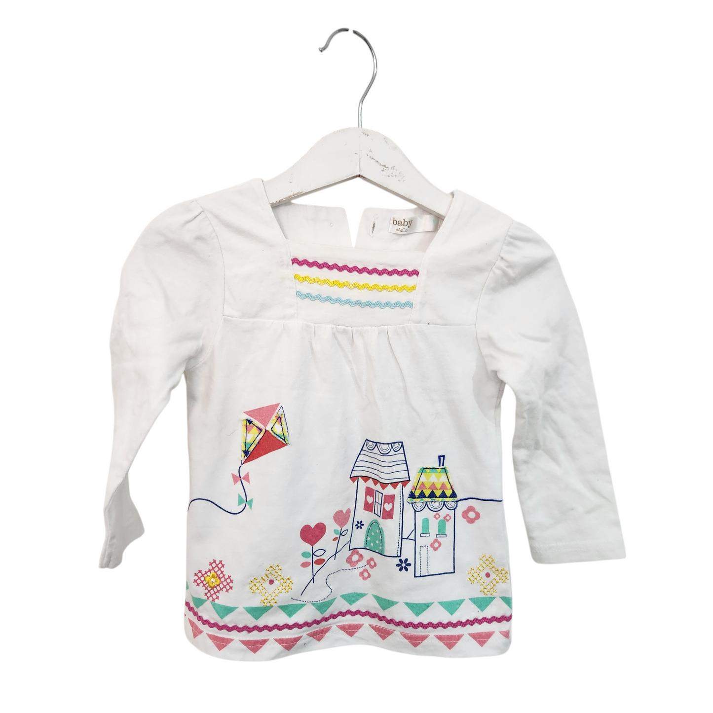 BABY M&CO חולצה ארוכה לילדות גיל 12-18 חודשים