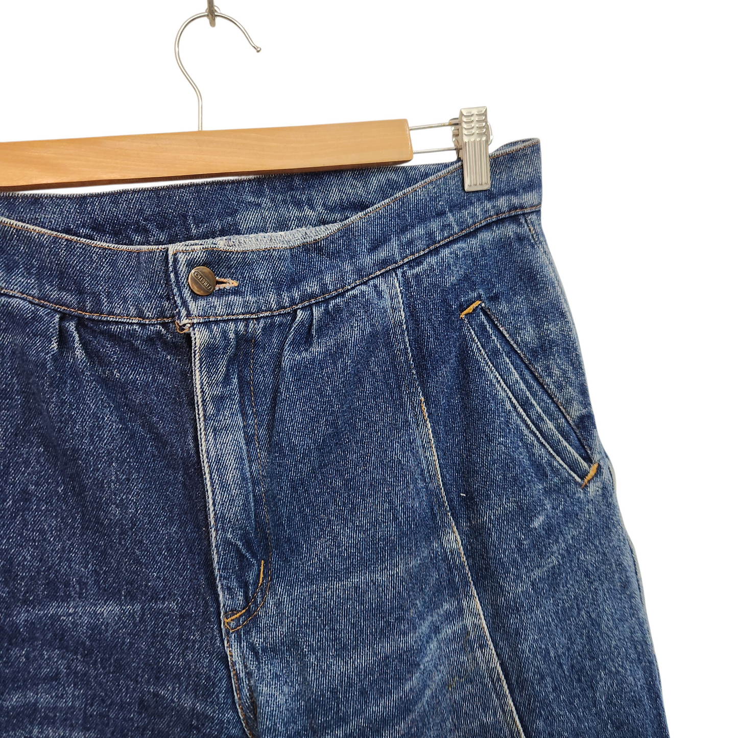 ASHER ג'ינס וינטג' לאישה מידה L/XL היקף מותן 82ס"מ *ראו תיאור