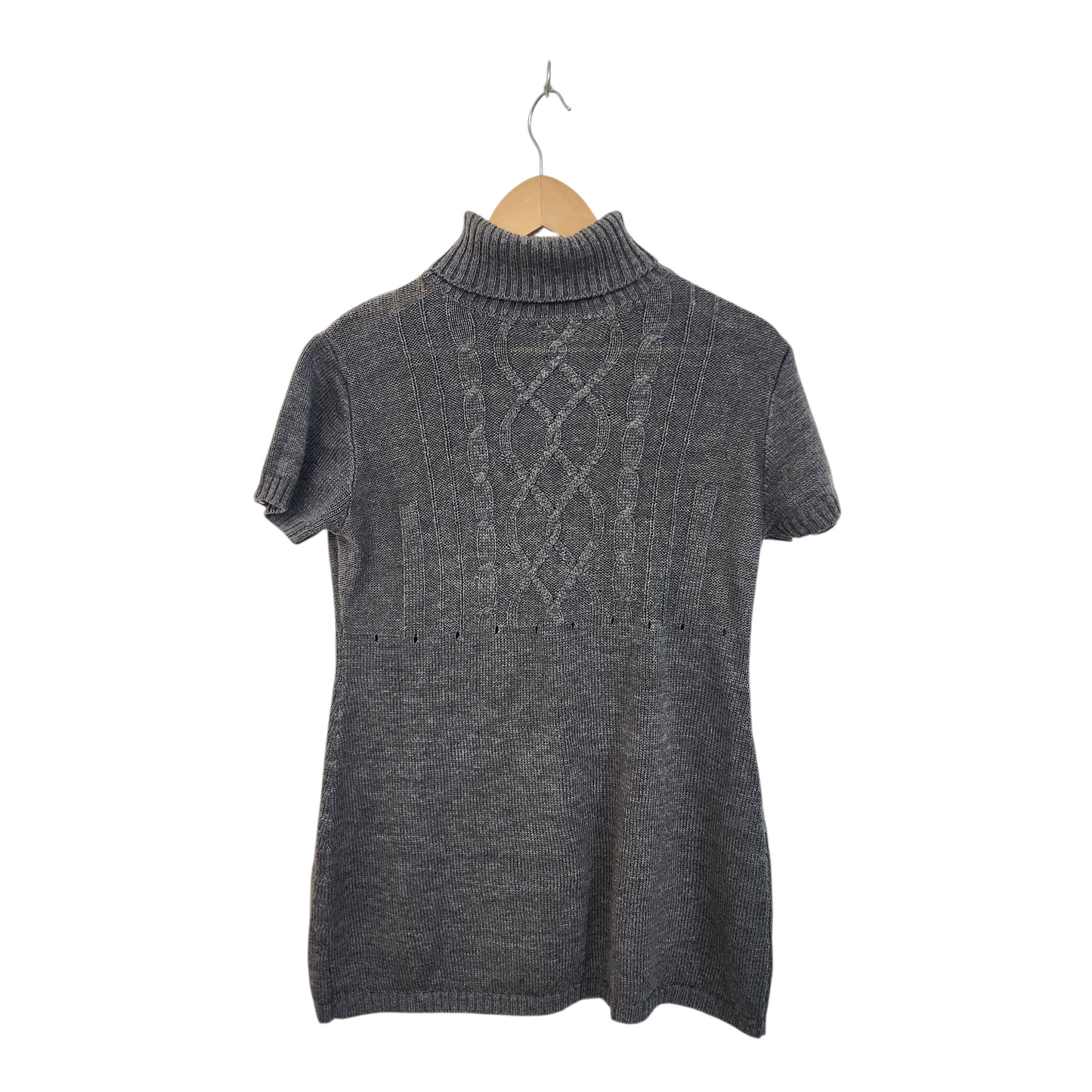 TAMNOON שמלת סריג קצרה לאישה מידה L