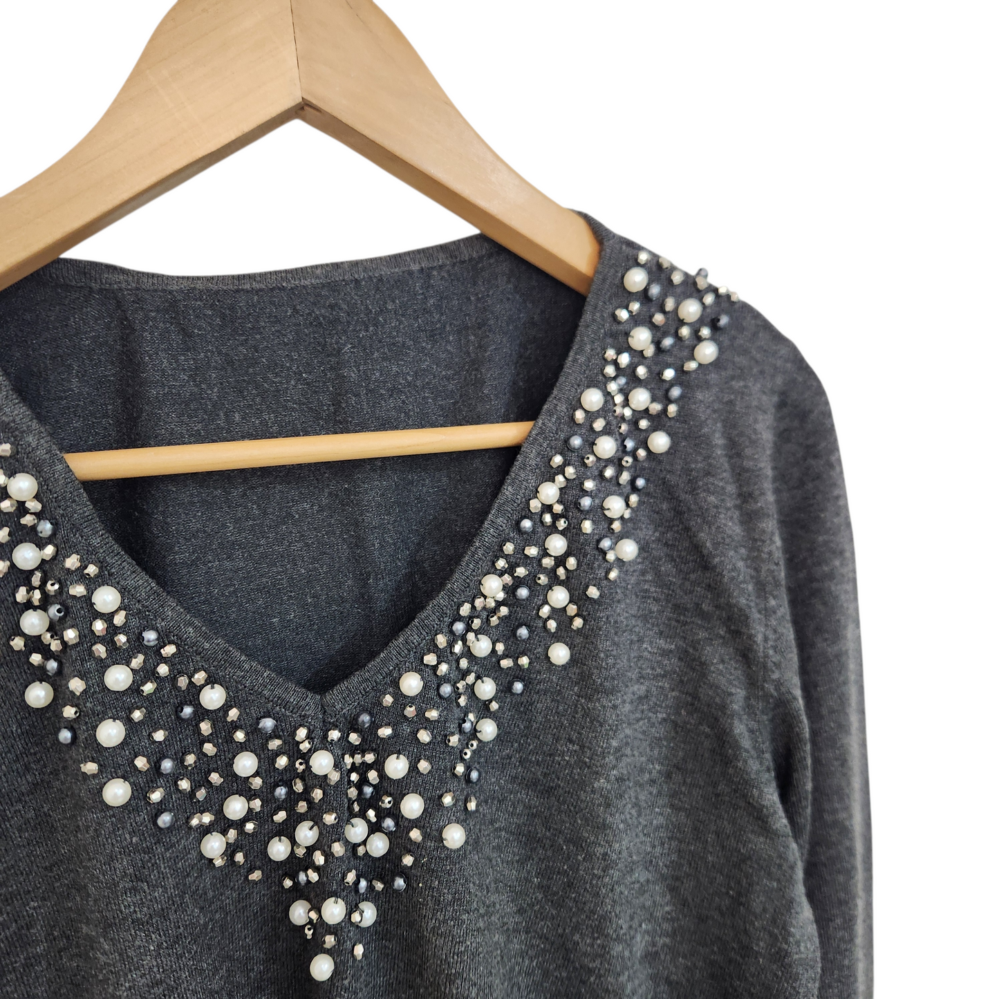 DISCREET חולצת סריג לאישה מידה L