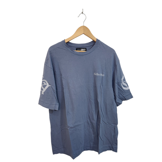 URBANIDNTY חולצה קצרה אוברסייז לגבר מידה M