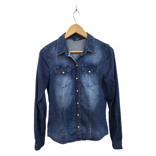 ONLY ג'קט ג'ינס דק לאישה מידה 34