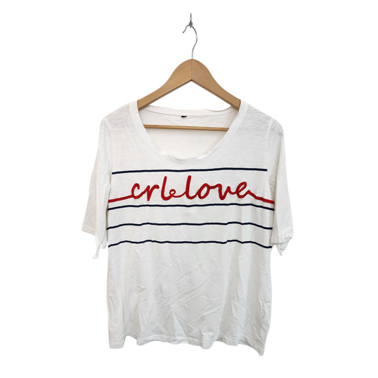 CRAZY LINE חולצה קצרה לאישה מידה XL