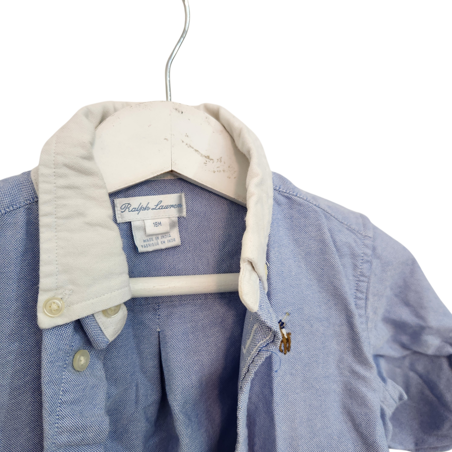 RALPH LAUREN חולצה מכופתרת לתינוקות גיל 18 חודשים