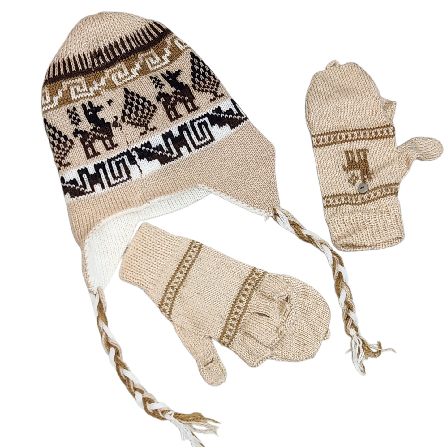 סט כובע וכפפות יוניסקס