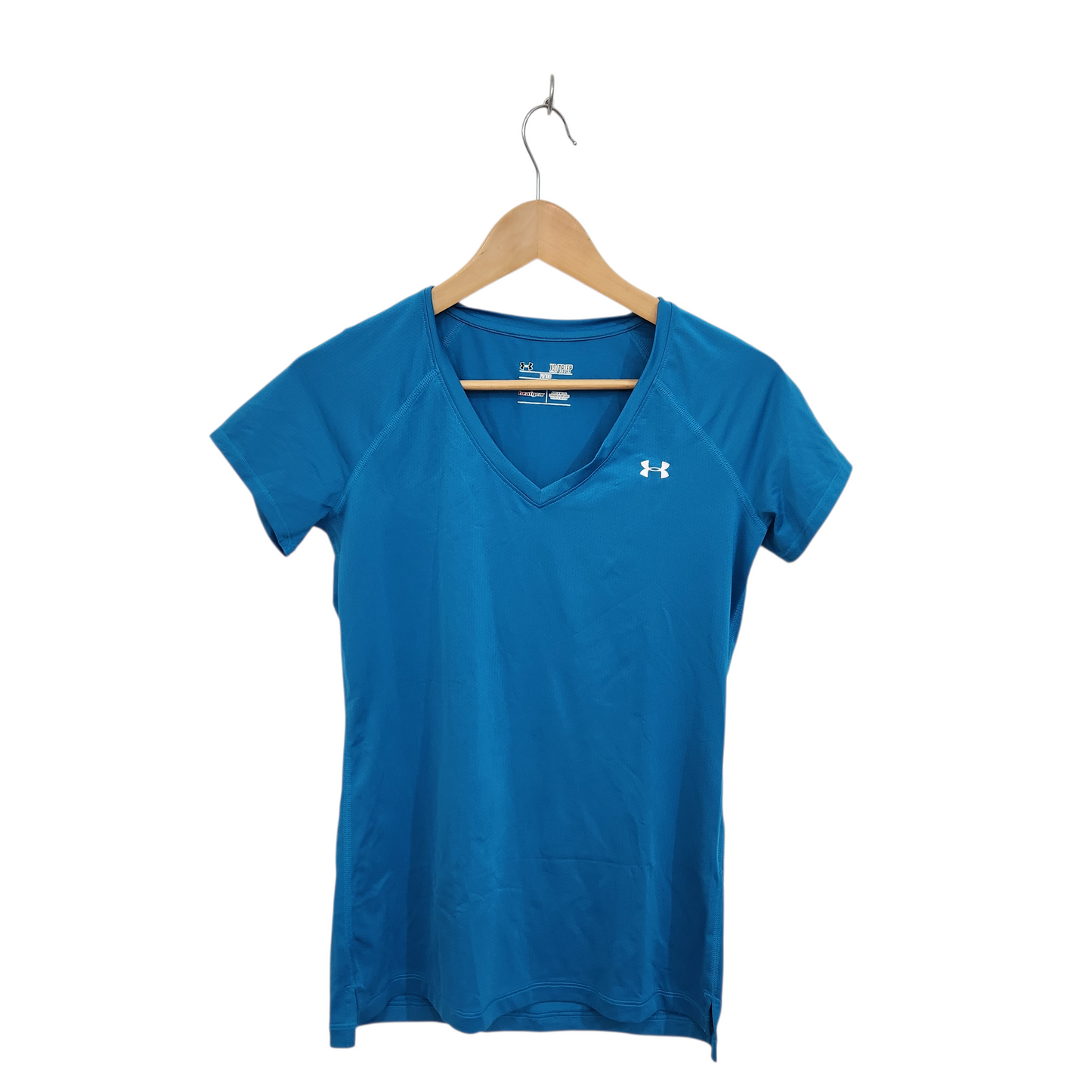 UNDER ARMOR Heatgear חולצת ספורט קצרה לאישה מידה XS